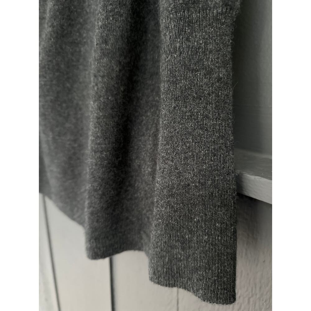 Ann Taylor Gray 100% Cashmere Cowl Neck Long Sleeve Sweater Size XXL - Picture 4 of 7